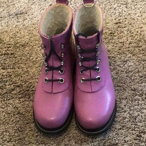 Ilse Jacobsen pink boots